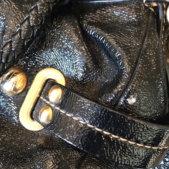 Elliot Lucca Black Patent Leather Bag Preloved - Picture 8 of 8